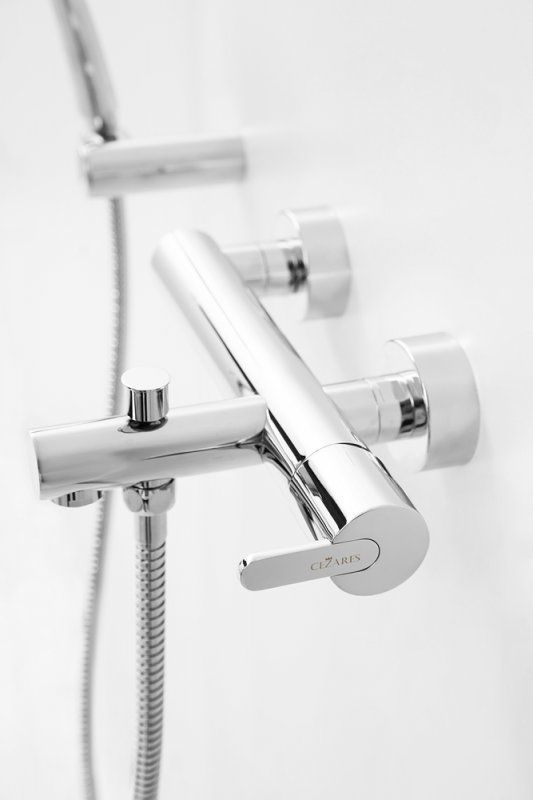 Смеситель для ванны и душа CEZARES LEAF-VD