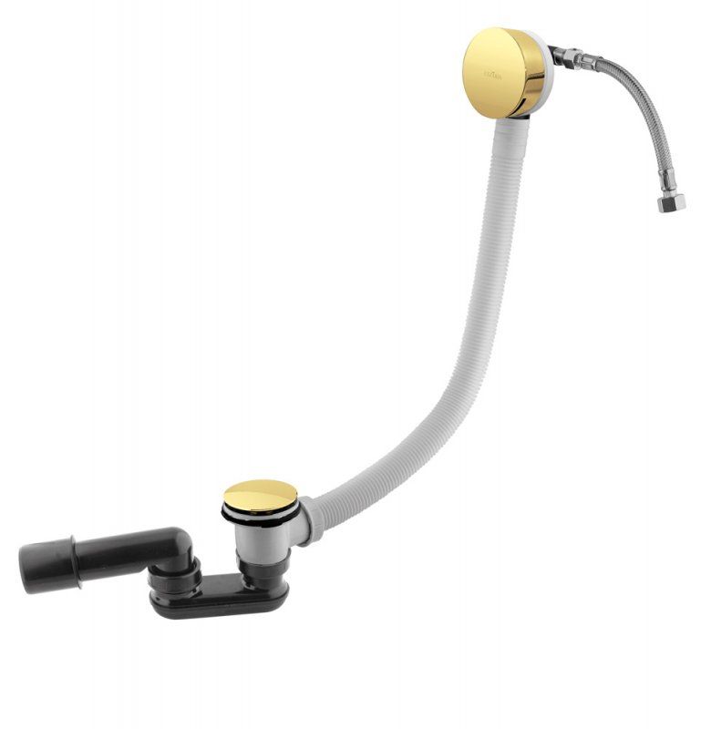 Слив перелив с наполнением ванны через перелив, донный клапан с системой &quot;Клик-клак&quot; для акриловой ванны CZR-B-STW