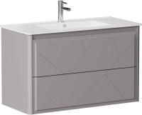 Тумба под раковину Allen Brau Paris 100 1.360002.PGM платина матовый