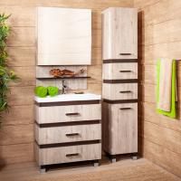 Тумба под раковину Бриклаер Техас 60 Дуб кантри Венге