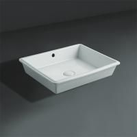 SIMAS Lavabi d'arredo Раковина встраиваемая под столешницу 48х37 см  без отв под смеситель, с переливом, цвет белый