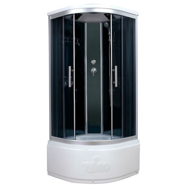 Душевая кабина Timo Standart T-1100 P 100x100 без гидромассажа профиль Хром стекло тонированное