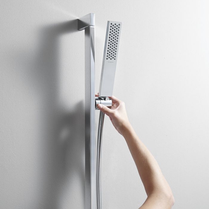 HG Pulsify E Душевой набор 100 1jet EcoSmart со штангой 65 см, хром