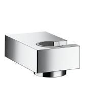 Держатель для ручного душа, Hansgrohe, Porter'E, цвет-хром, монтаж-настенный, материал-металл, фиксированное положение удерживания для шлангов с конической гайкой Держатель для ручного душа, Hansgrohe, Porter'E, цвет-хром, монтаж-настенный, материал-металл, фиксированное положение удерживания для шлангов с конической гайкой