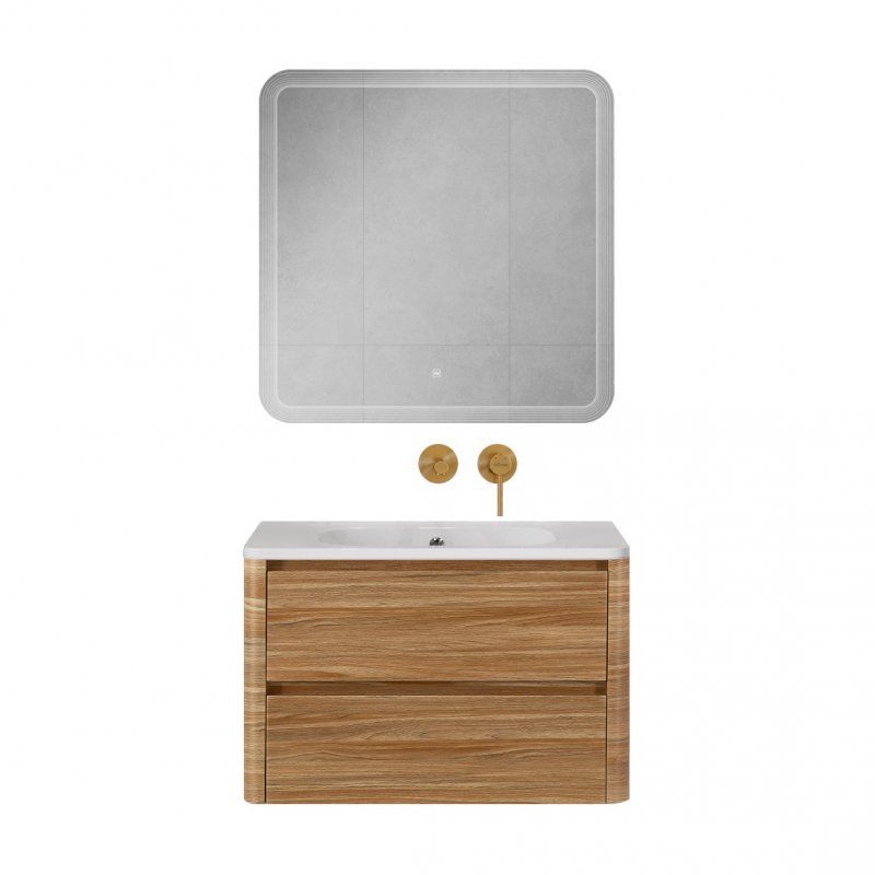 Раковина из искусственного мрамора, без отверстия под смеситель, 1000x480x132, CZR-1000/480-LV-MR-NV-W0, артикул CZR-1000/480-LV-MR-NV-W0