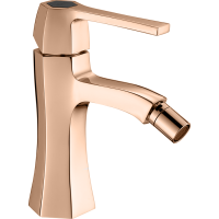 CISAL Cherie Смеситель однорычажный для биде на 1 отверстие, без донного клапана, цвет розовое золото/черный