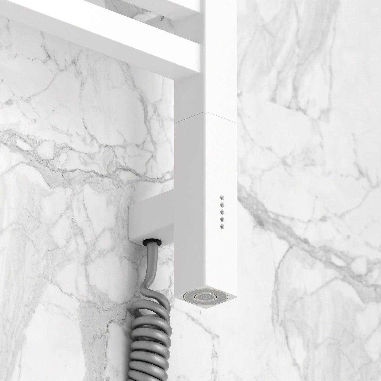 Полотенцесушитель электрический "МОДУС 3.0" 1000х300 / МЭМ левый (Матовый белый)