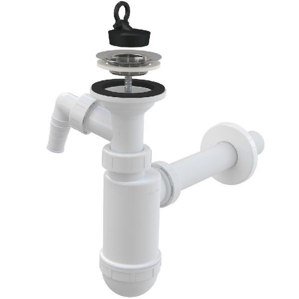 Сифон для раковины Alcaplast A410P Хром