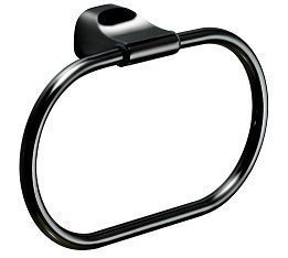 Gedy Stelvio, полотенцедержатель кольцо, цвет черный матовый