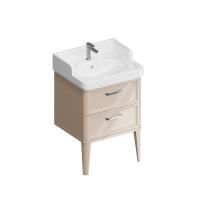 Kerama Marazzi Тумба POMPEI напольная с 2 ящиками 60, камео бежевый глянцевый