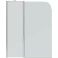 Шторка на ванну Bravat Alfa 110 BG110.5111A профиль Хром стекло прозрачное Шторка на ванну Bravat Alfa 110 BG110.5111A профиль Хром стекло прозрачное