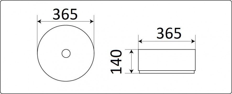 Умывальник CeramaLux C1055