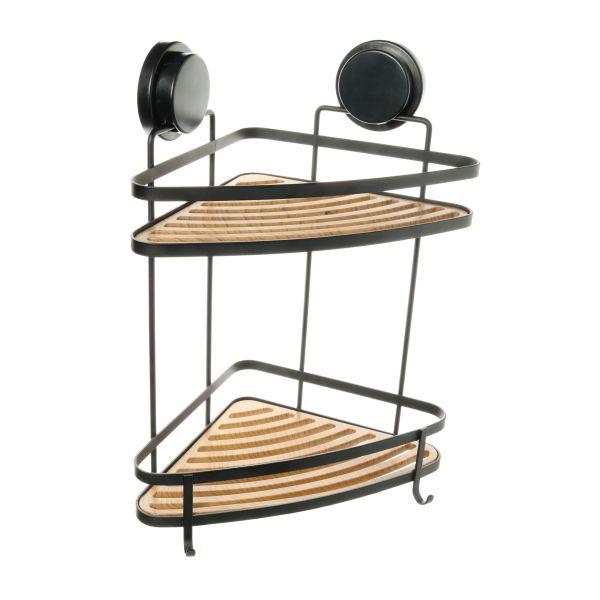 Полка металличеcкая угловая FIXSEN MAGIC  FX-920B-2, черный