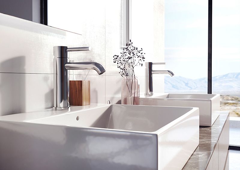 Смеситель для раковины Webert Elio EL830102 Черный матовый