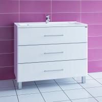 Тумба для умыв. "Омега-100" 3ящ. напол. (Ум. Сириус 100 литой мрамор)