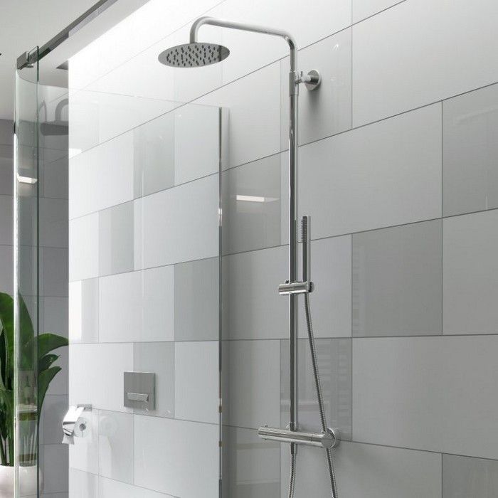 Термостатическая душевая система наружного монтажа EXCELLENT Rain Termo Round ARAC.SY.107CR (хром) Термостатическая душевая система наружного монтажа EXCELLENT Rain Termo Round ARAC.SY.107CR (хром)