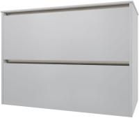 Тумба под раковину Allen Brau Activity 90 1.34013.WM белый матовый/олива браш