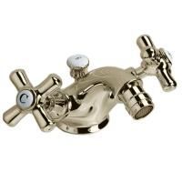 Devon City Смеситель для биде, на 1 отв. с донным клапаном, цвет: светлое золото