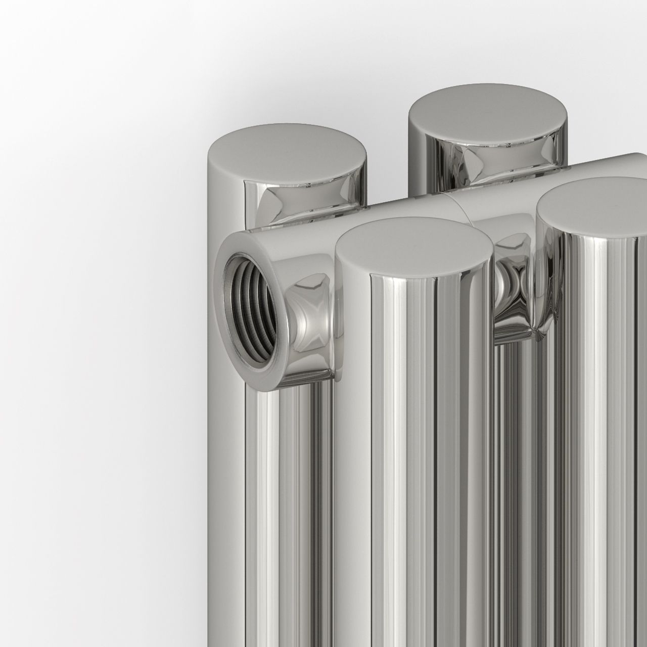 Отопительный радиатор ЭСТЕТ-11 н/ж 1200х90 / 2 сек (Состаренная латунь)