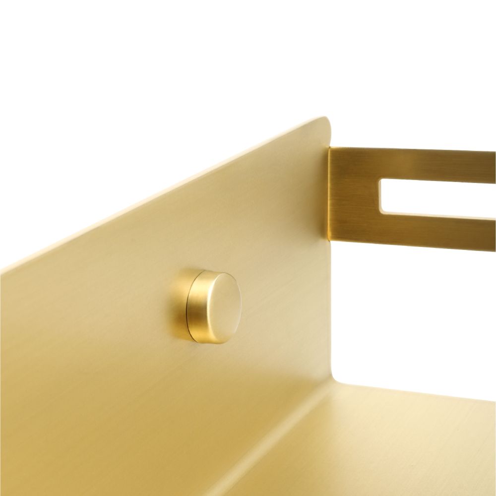 Полка металличеcкая FIXSEN HOTEL FX-31003H, золотой сатин