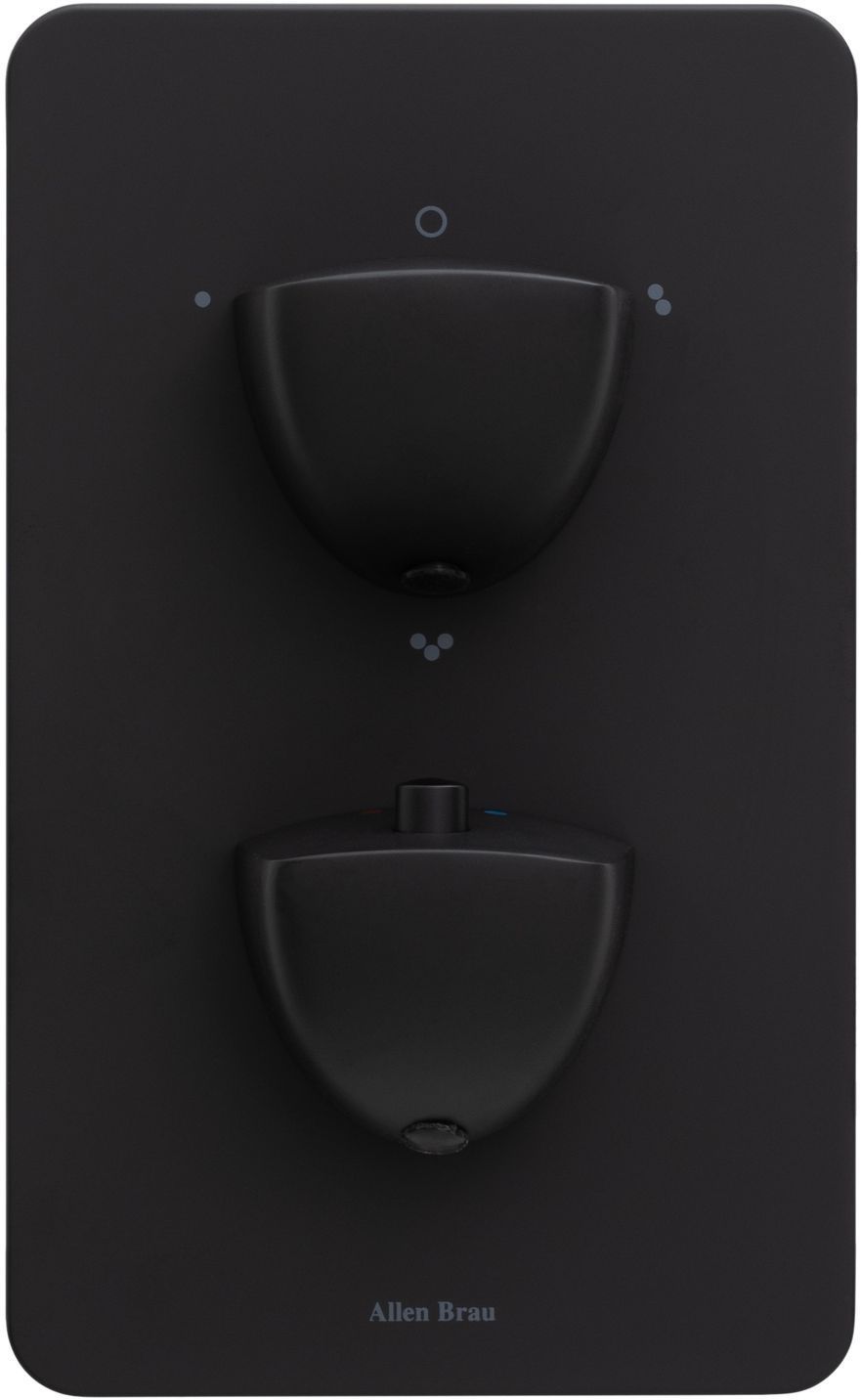 Смеситель для ванны Allen Brau Infinity 5.21316-31 (с внутренней частью, 3 выхода) черный матовый, артикул 5.21316-31