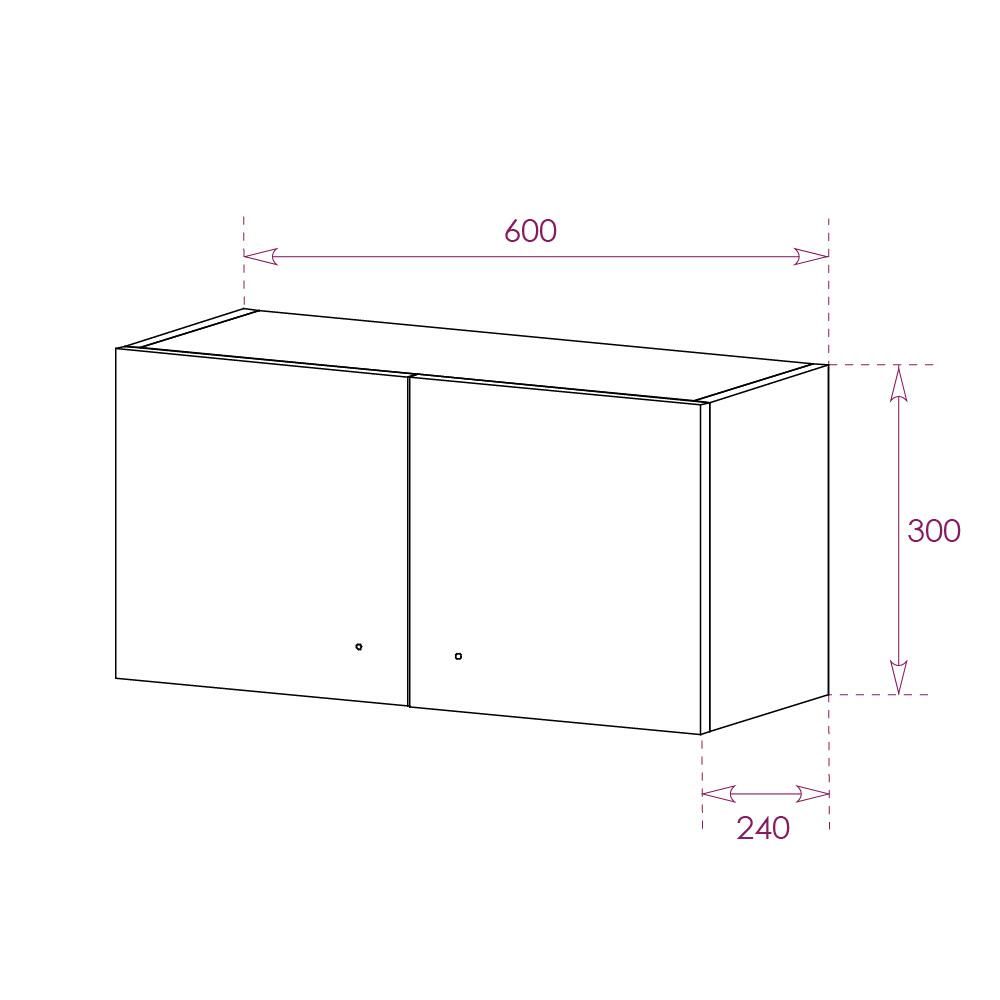 Тумба напольная "Родос  300" 1 ящ.
