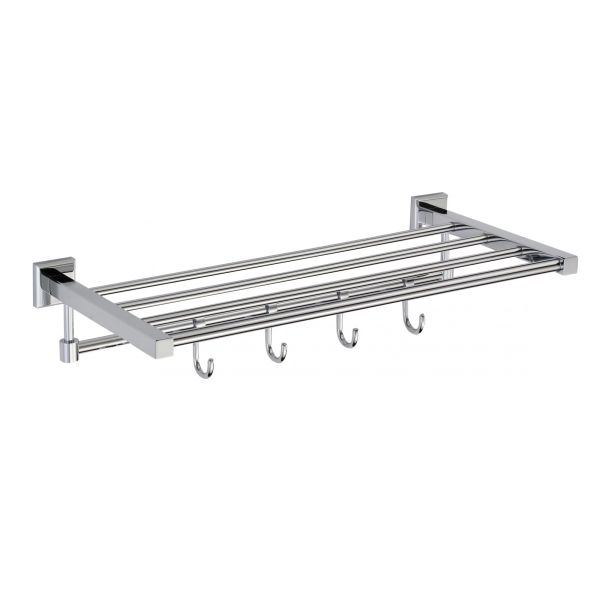 Полка для полотенец Savol S-509544, хром