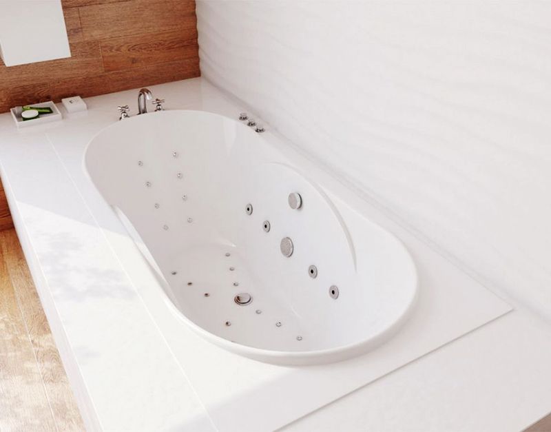 Ванна из искусственного камня Эстет Астра 170x80 Белая