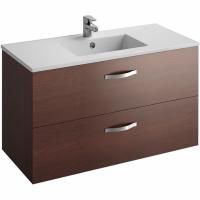 Тумба под раковину Jacob Delafon Ola 100 EB392-NR подвесная Темный дуб