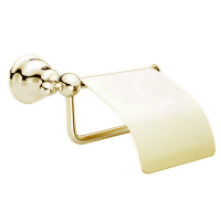 HUBER Croisette Бумагодержатель с крышкой, цвет золото