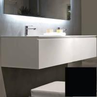 Тумба с раковиной SanVit Флай 75 kfly2075 в цвете Ral подвесная Черный глянец Тумба с раковиной SanVit Флай 75 kfly2075 в цвете Ral подвесная Черный глянец