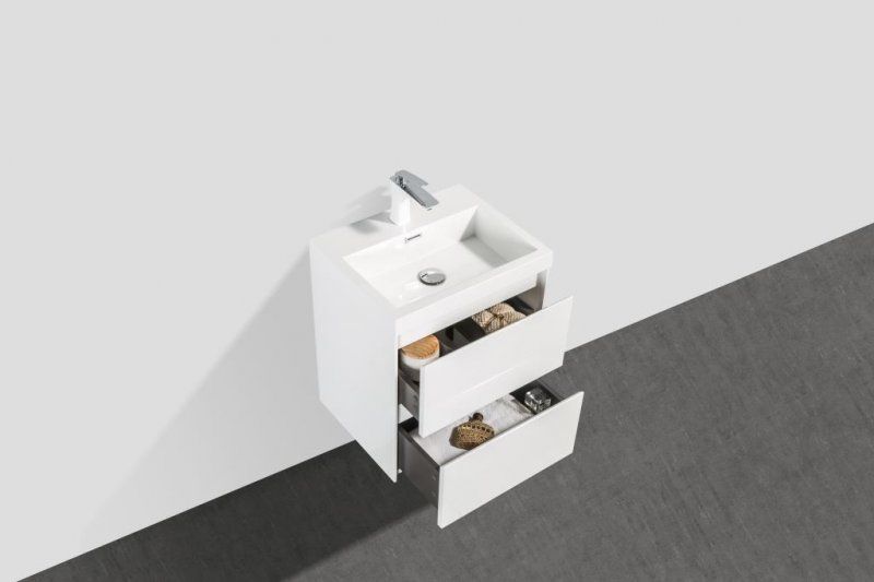 PIETRA MINI База под раковину подвесная с двумя выкатными ящиками PIETRA MINI-500-2C-SO-PT, Stone 494x395x535, артикул PIETRA MINI-500-2C-SO-PT