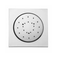 Bossini CUBIC-REG Форсунка настенная поворотная, самоочищающаяся,100х100 мм, хром Bossini CUBIC-REG Форсунка настенная поворотная, самоочищающаяся,100х100 мм, хром