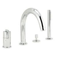 FORTIS См-ль на борт ванны на 4 отв. моноком. термостат., хром