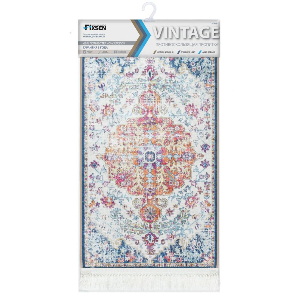 Коврик для ванной 1-ый Fixsen VINTAGE, mix ( FX-7000V), артикул FX-7000V
