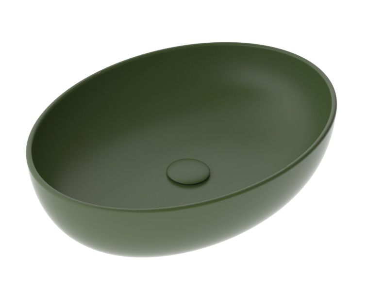 Раковина GSG Easy 55 оливковый матовый Раковина GSG Easy 55 оливковый матовый