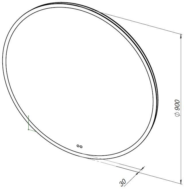 Зеркало Aquanet Арт 90 RGB LED Зеркало Aquanet Арт 90 RGB LED