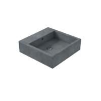 Globo Le Pietre Раковина накладная 50*50*14 см, цвет вулканический серый