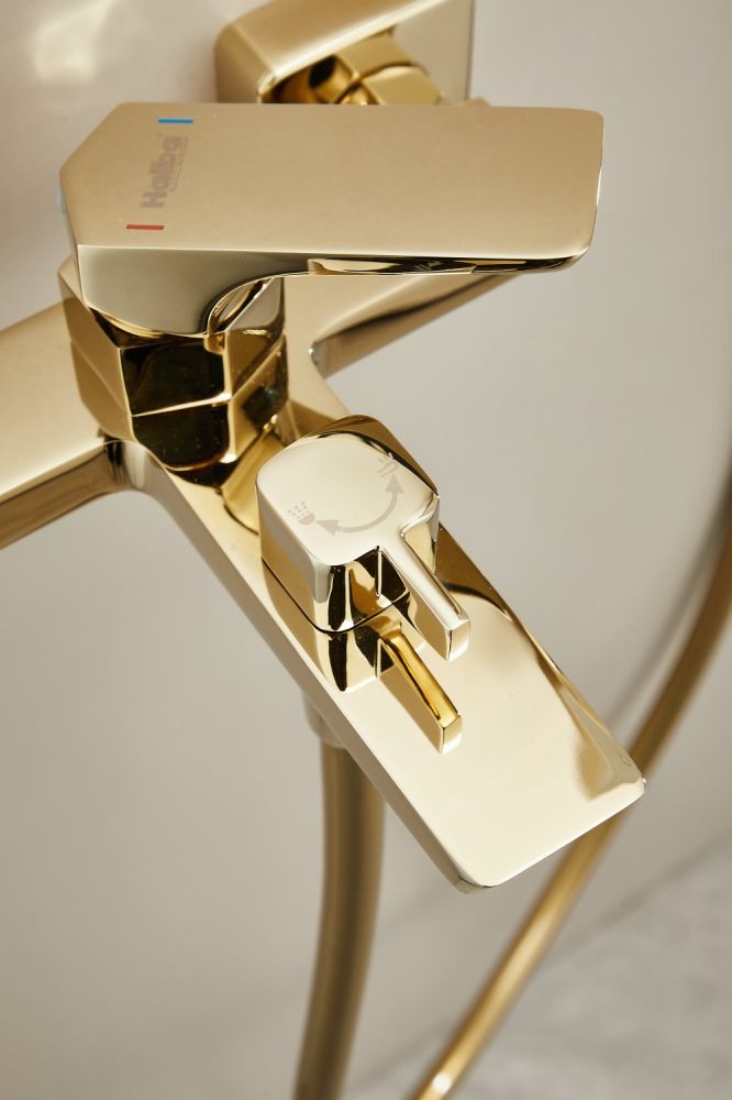 Смеситель для ванны HAIBA золотой (HB60726-5), артикул HB60726-5