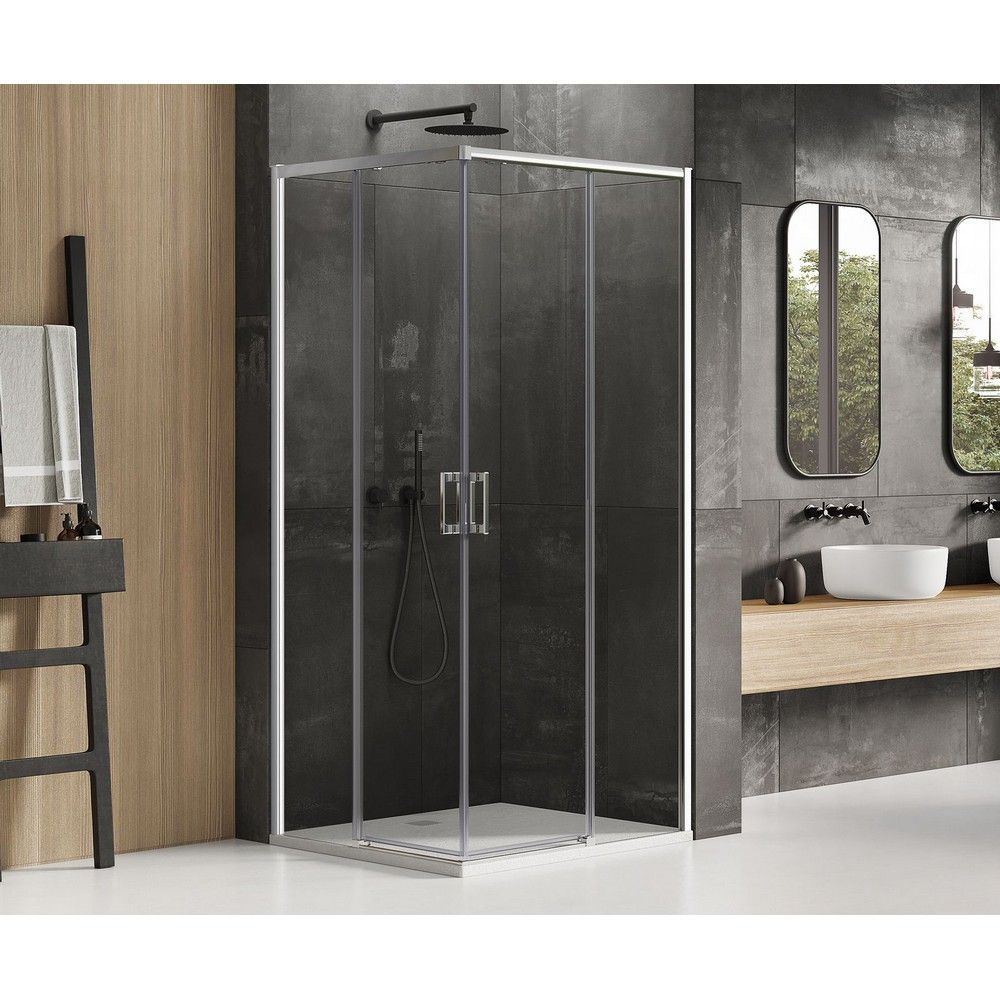 Душевое ограждение NEW TRENDY PRIME 110x70x200 D-0300A/D-0349A (хром)