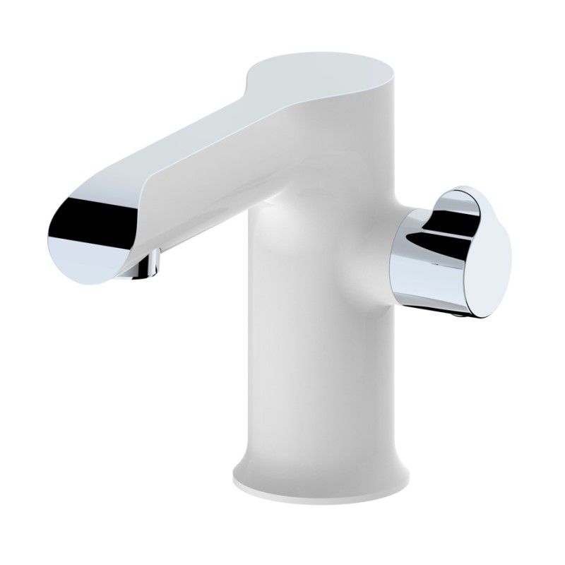 Смеситель на борт ванны Haiba HB80805-8, белый