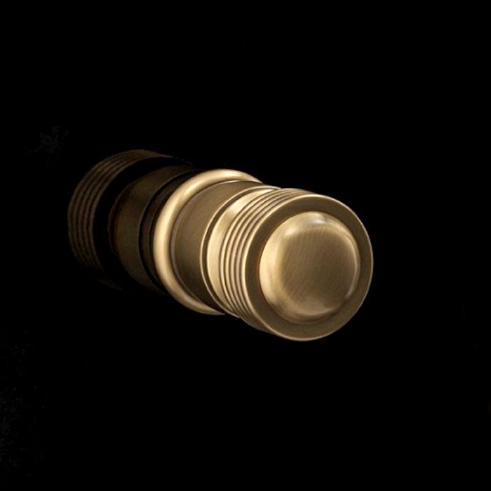 Devon&Devon Excelsior Royal Смеситель для раковины на 3 отв. для настенного монтажа, цвет: античная латунь., артикул EXC-RY133MOTS