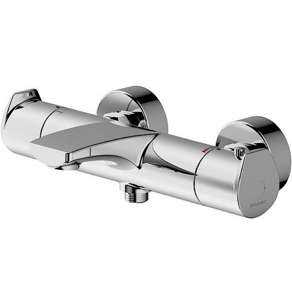 Смеситель для ванны Bravat Nizza F6353387CP-01-RUS с термостатом Хром
