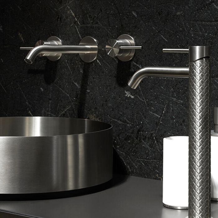 GESSI 316 Раковина Ø400 мм., для установки на столешницу, без перелива, нержавеющая сталь, цвет Steel brushed GESSI 316 Раковина Ø400 мм., для установки на столешницу, без перелива, нержавеющая сталь, цвет Steel brushed