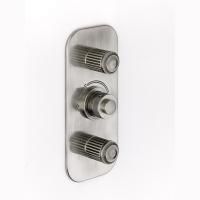 THG MALMAISON METAL Смеситель для душа встраиваемый, термостатический, с 2 запорными вентилями, внешняя часть, цвет состаренный никель