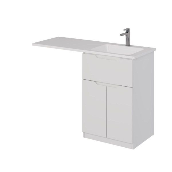 Тумба под раковину напольная Dreja Vega 60 см, белый