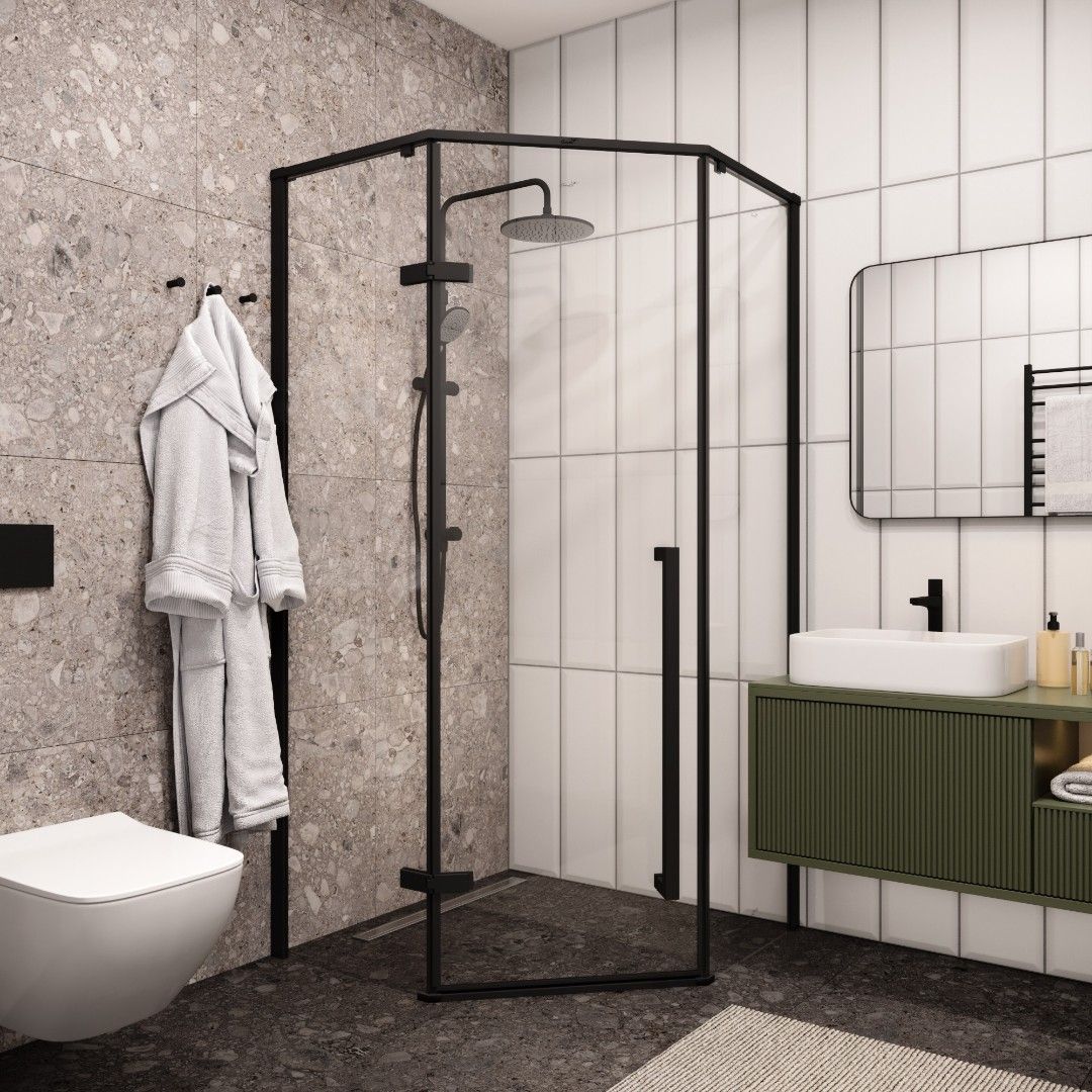 Ограждение C2A душевое Cerutti SPA без поддона (100x100x195) Ограждение C2A душевое Cerutti SPA без поддона (100x100x195)