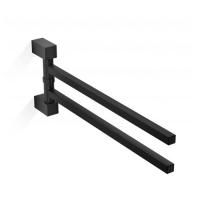 Decor Walther Corner HTH2 Полотенцедержатель поворотный 39.8см, двойной, цвет: черный матовый Decor Walther Corner HTH2 Полотенцедержатель поворотный 39.8см, двойной, цвет: черный матовый