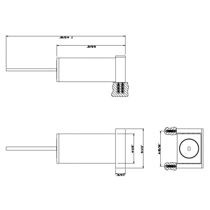 GESSI  INVERSO ACCESSORIES Ершик настенный черный, цвет: Brass Brushed PVD