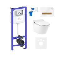 Комплект для подвесного унитаза 7 в 1 Lavinia Boho Relfix Smart V-Clean 87561192